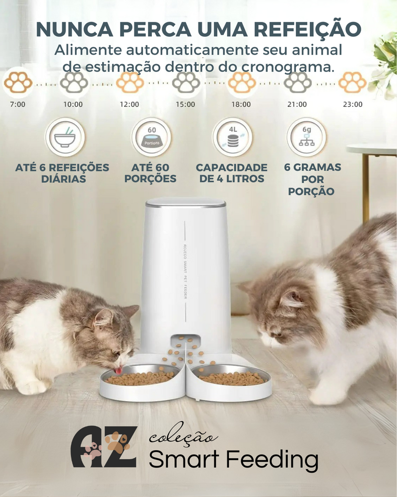 Alimentador Automático com Botão - PETCHEF TIME