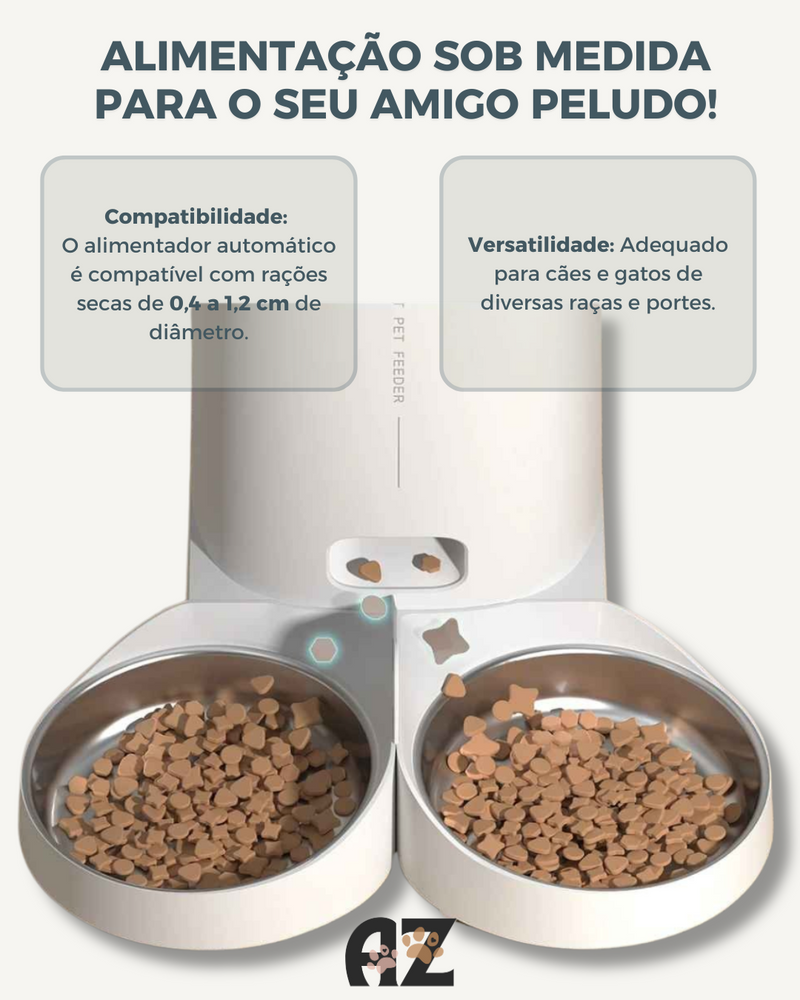 Alimentador Automático com Botão - PETCHEF TIME
