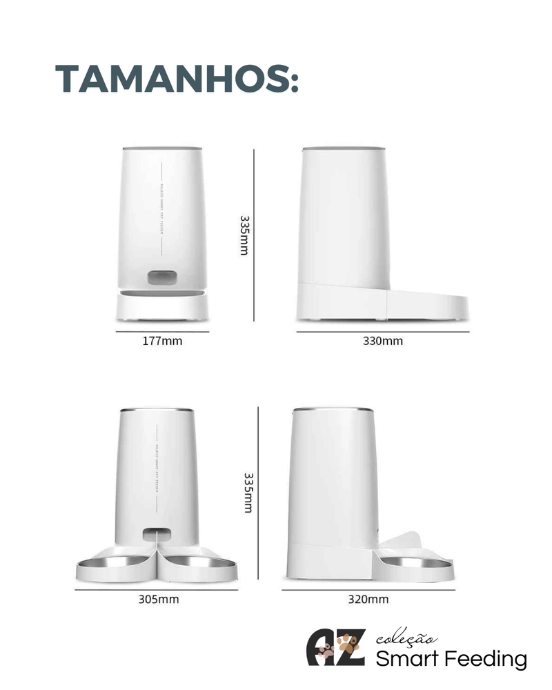 Alimentador Automático com Botão - PETCHEF TIME