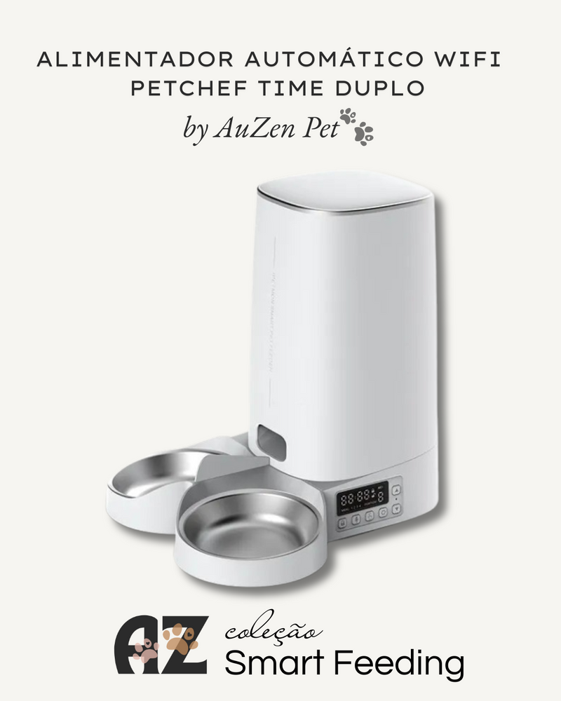 Alimentador Automático com Botão - PETCHEF TIME
