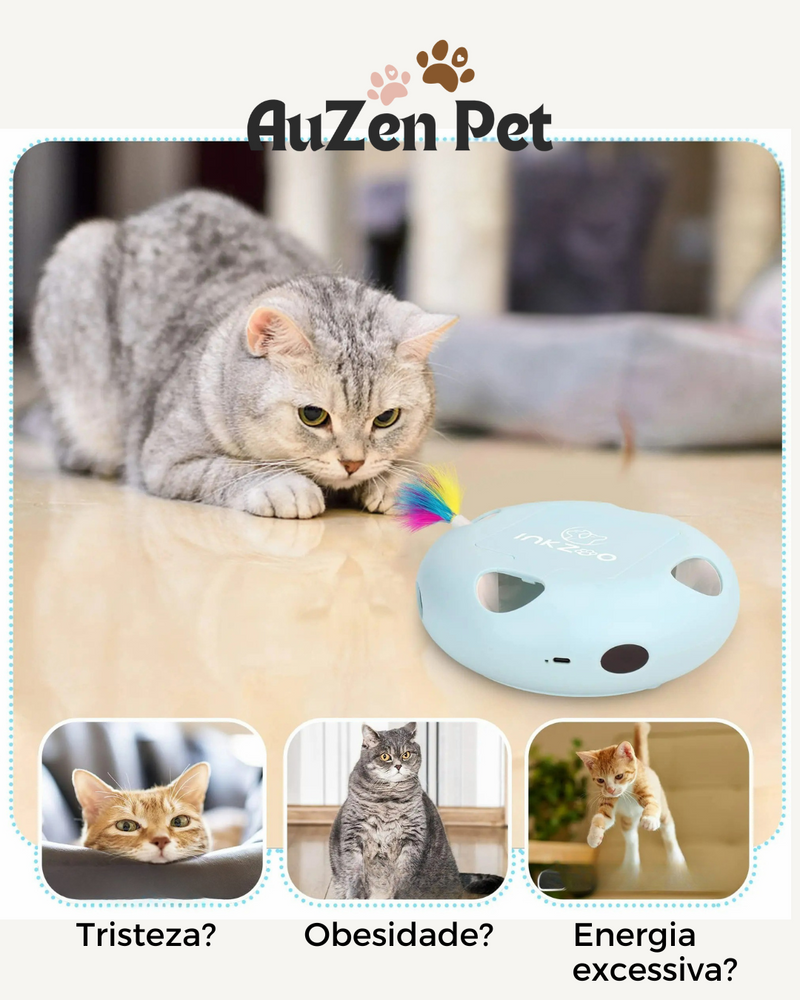 Brinquedo Interativo Automático para Gatos - AVENTURA FELINA