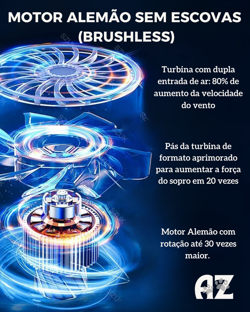 Aspirador Portátil Sem Fio - VAC POWER