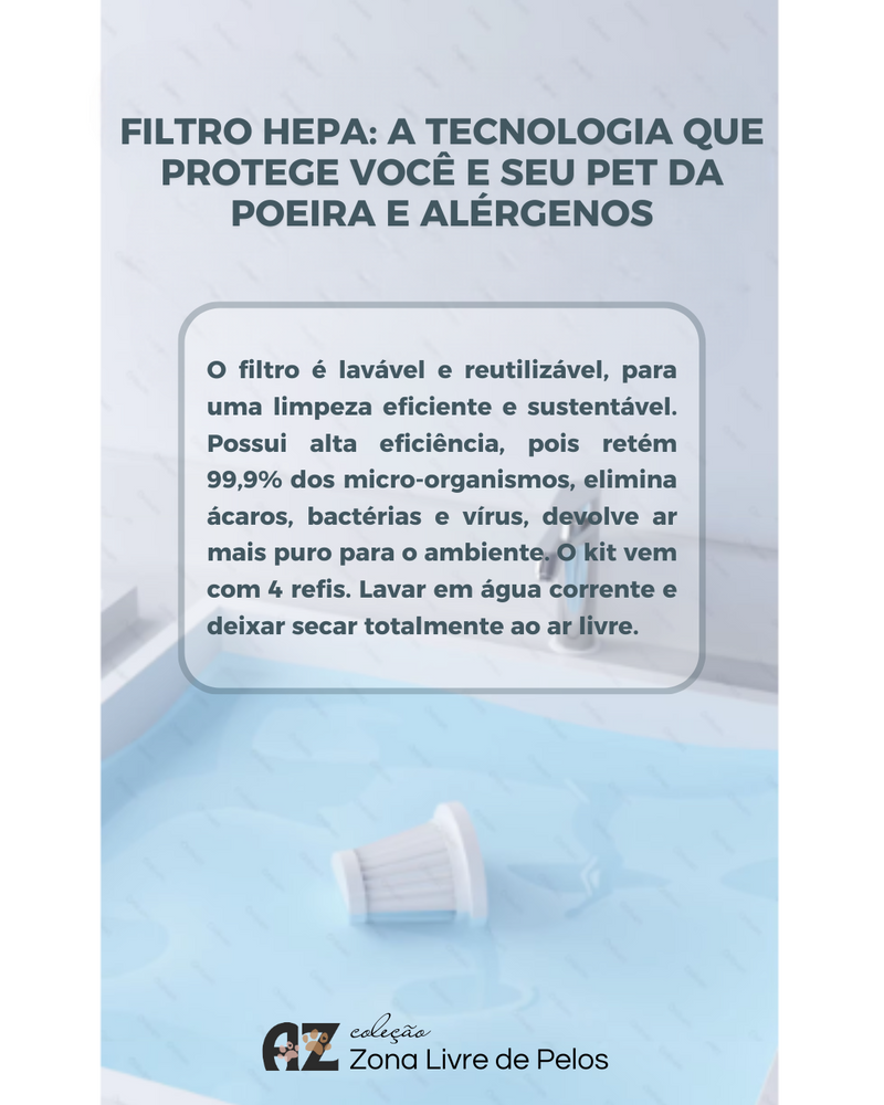 Aspirador Portátil Sem Fio - VAC POWER