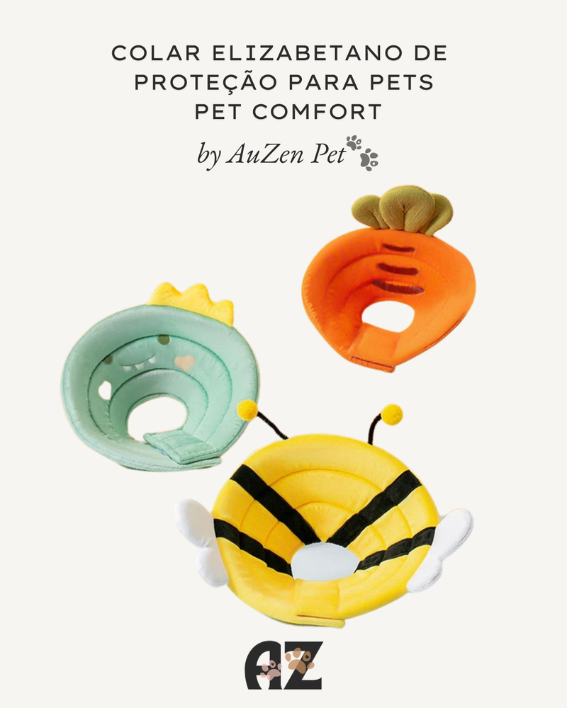 Colar Elizabetano de Proteção para Pets - PET COMFORT