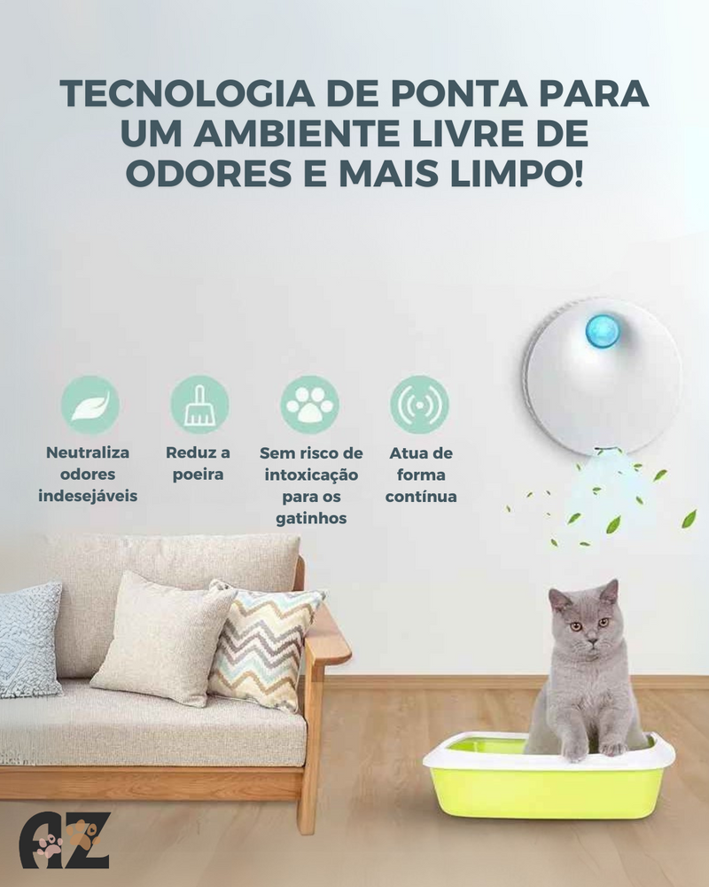 Desodorizador e purificador de ar - AROMAZEN